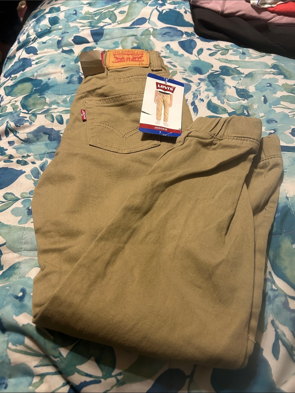 Levi's Boys Joggers Tan Chinos
